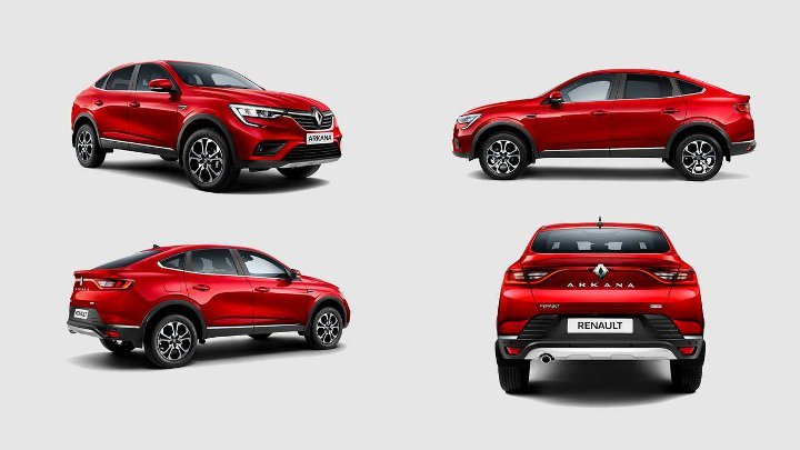 Renault Arkana 2019 года с разных ракурсов