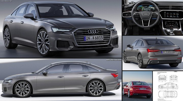 Audi A6 2019 года с разных ракурсов