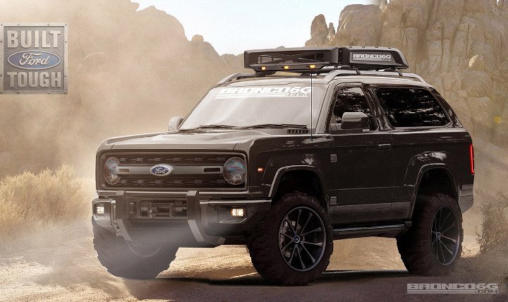 Ford Bronco 2020 года черный